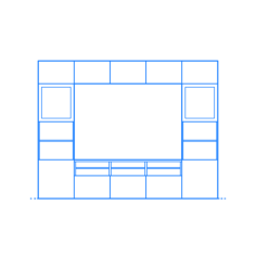 Furniture Entertainment Center Media Center Ikea Besta A Tv Storage Unit Combination Overhead Digital Sketch Svg Design, Free Vectors File